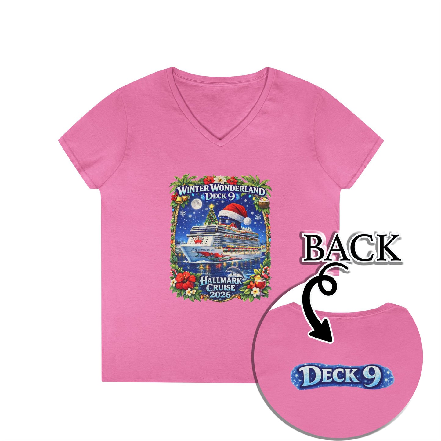 HM WINTER WONDERLAND DECK 9 V-NECK