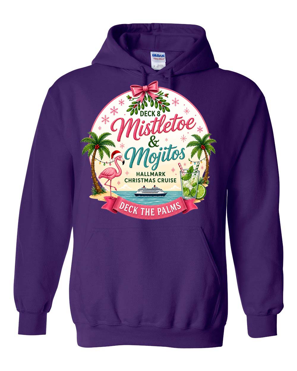HM Mistletoe & Mojitos Deck 8 Hoodies