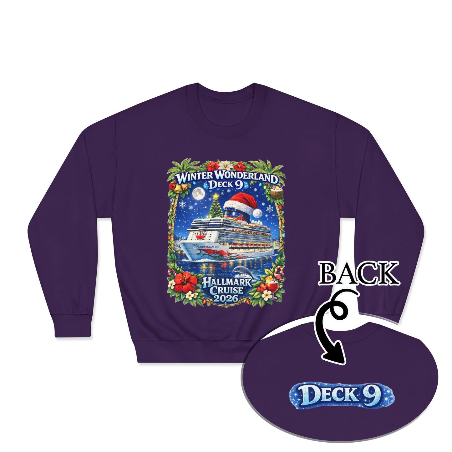 HM WINTER WONDERLAND DECK 9 SWEATSHIRT