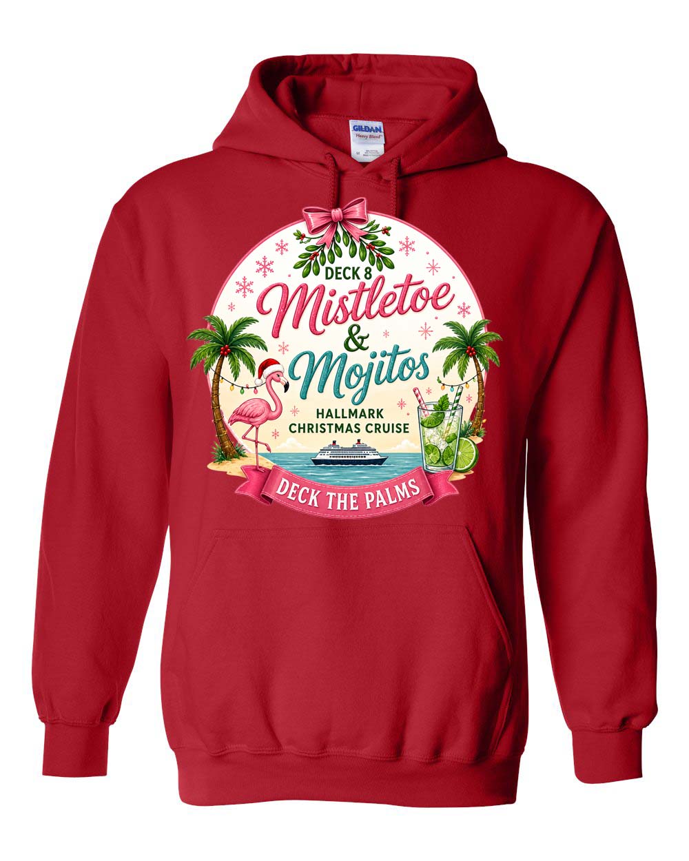 HM Mistletoe & Mojitos Deck 8 Hoodies