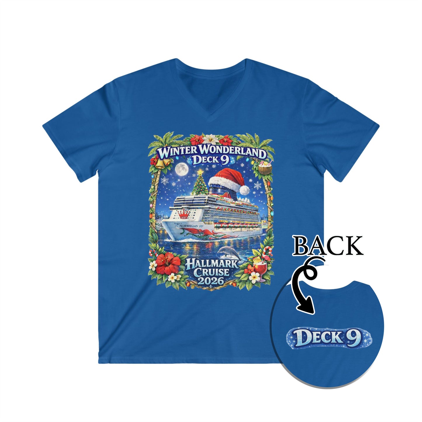 HM WINTER WONDERLAND DECK 9 V-NECK