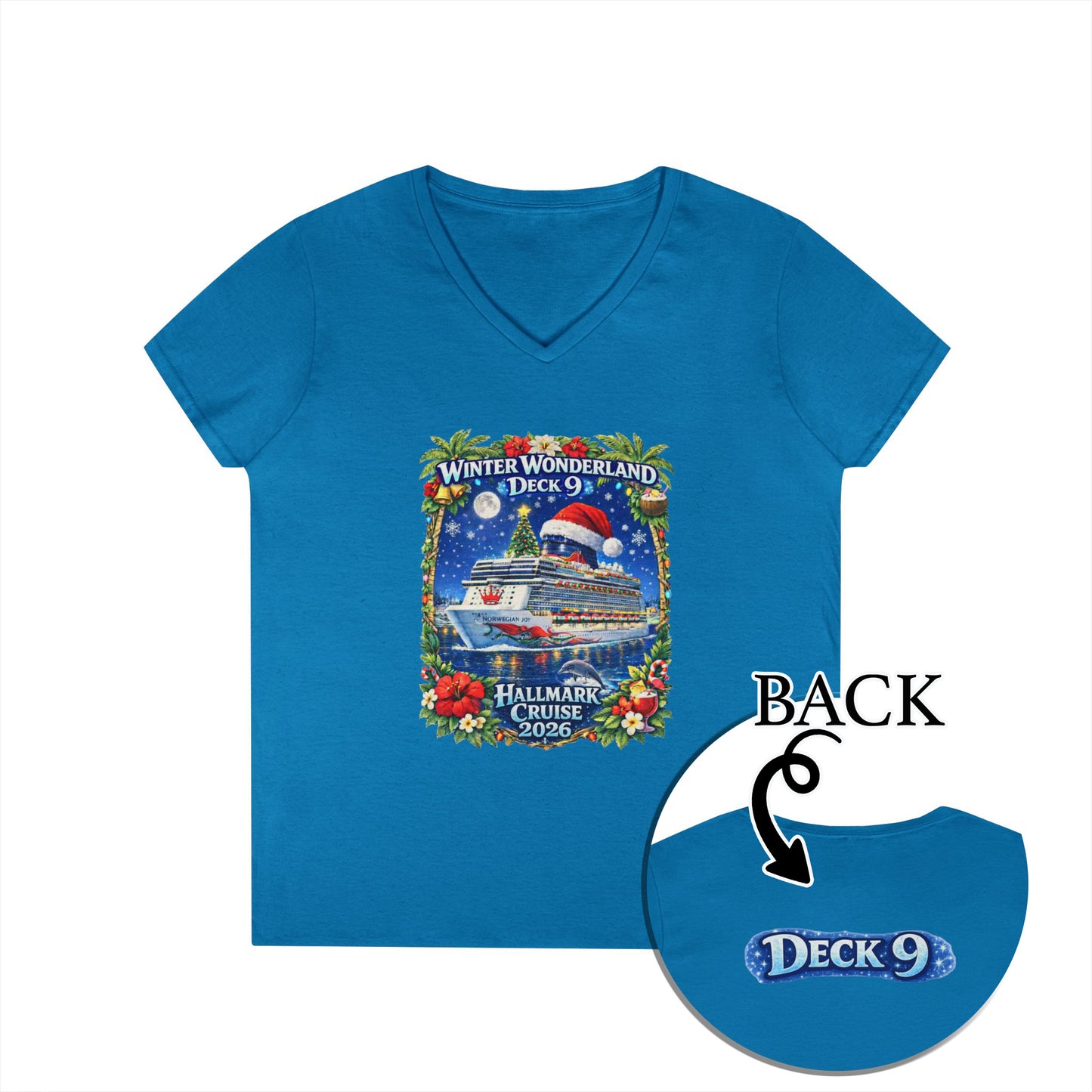 HM WINTER WONDERLAND DECK 9 V-NECK