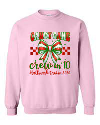 Candy Cane Crew on 10 HM Cruise Crewneck