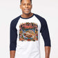 HM Candy Cane Lane Deck 14 Baseball Raglan