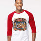 HM Candy Cane Lane Deck 14 Baseball Raglan