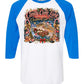 HM Candy Cane Lane Deck 14 Baseball Raglan