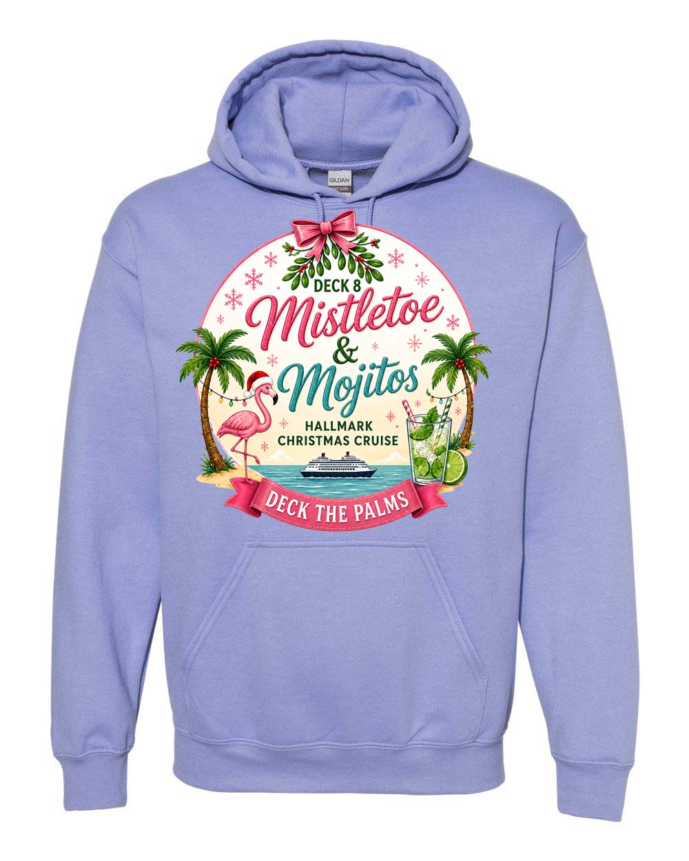 HM Mistletoe & Mojitos Deck 8 Hoodies
