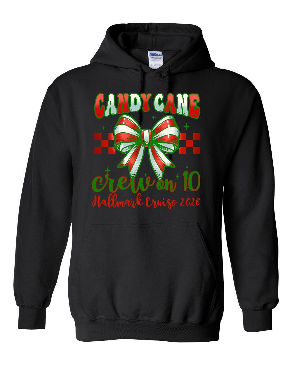 Candy Cane Crew on 10 HM Cruise Hoodie