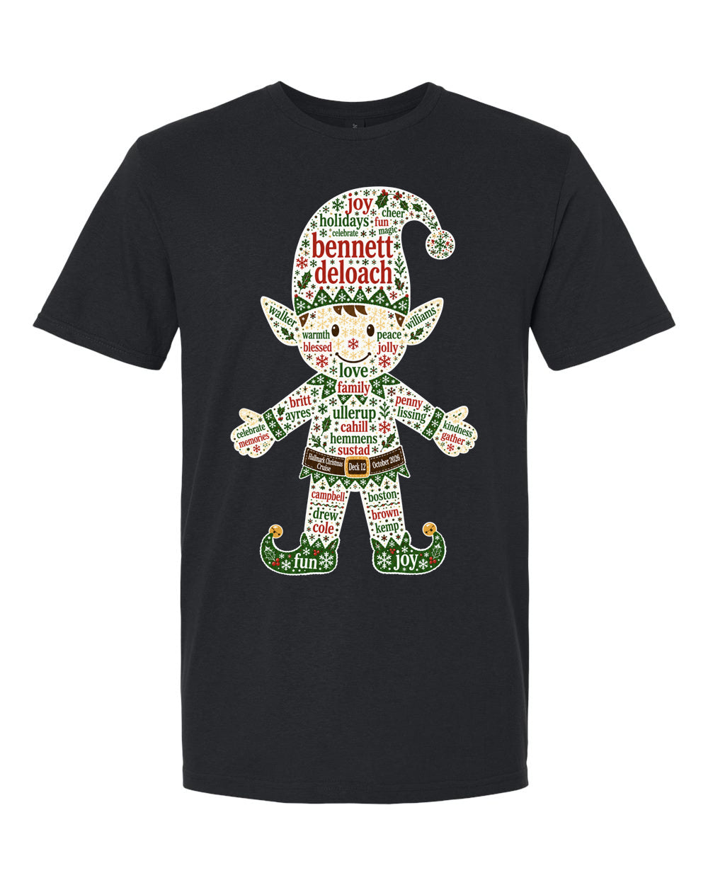 Deck 12 Elf Stars T-Shirt