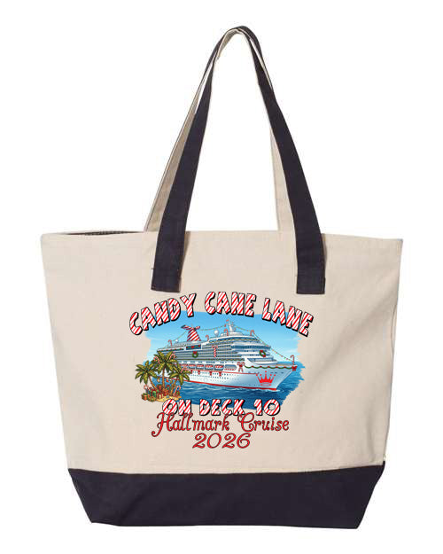 HM Candy Cane Lane DECK 10 TOTES