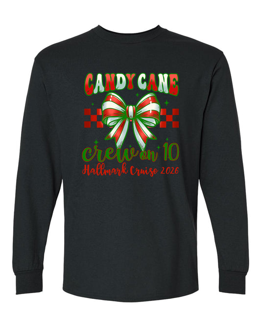 Candy Cane Crew on 10 HM Cruise Longsleeve