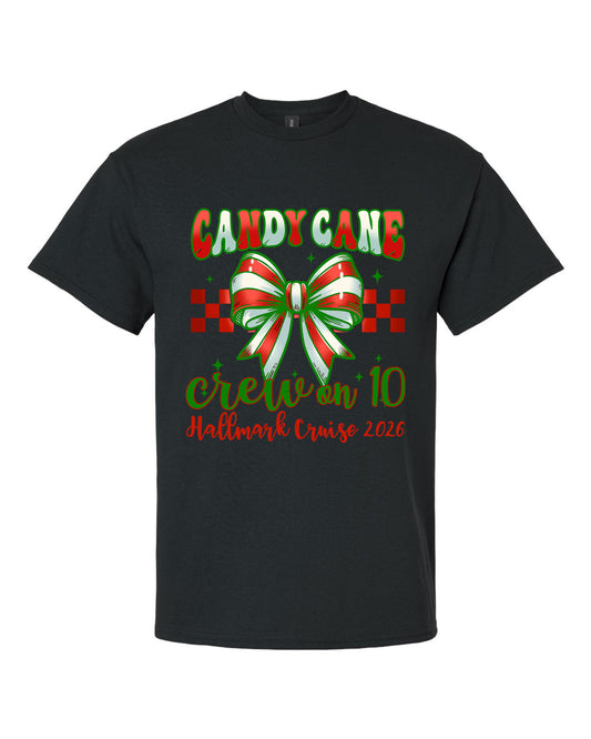 Candy Cane Crew on 10 HM Cruise T-SHIRT