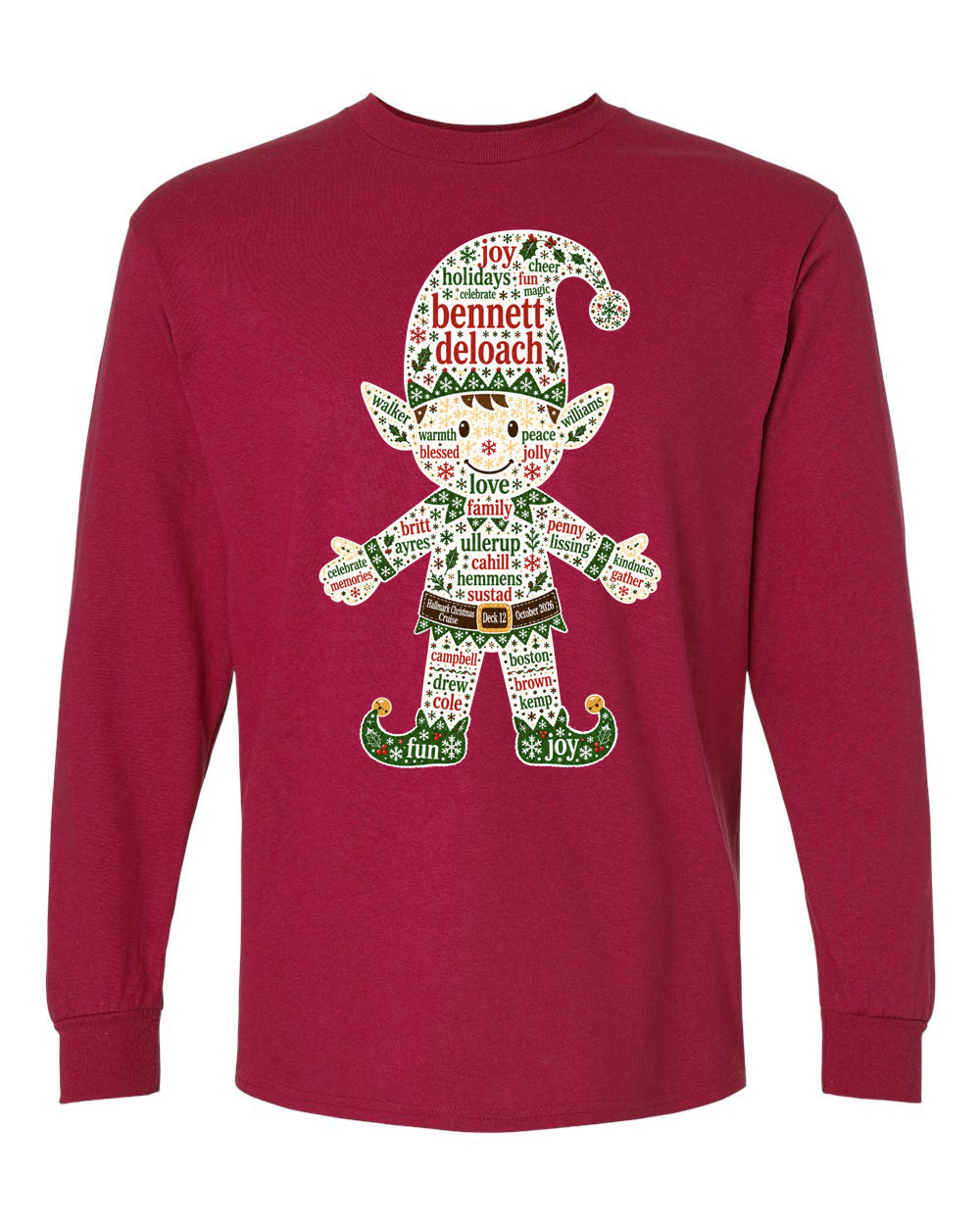 Deck 12 Elf Stars Longsleeve