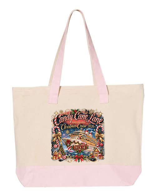 HM Candy Cane Lane  Deck 14 TOTE BAGS