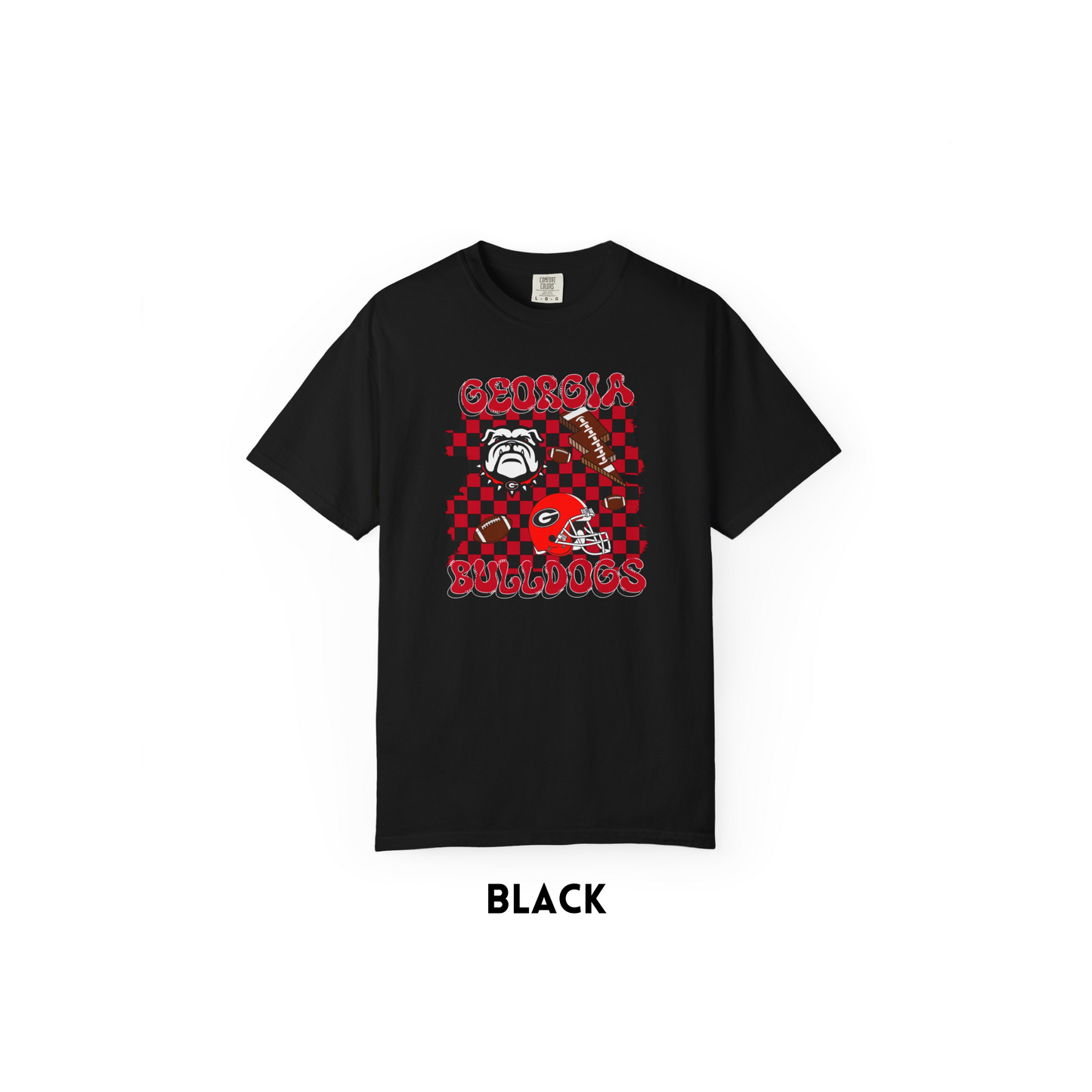 Georgia B-Dogs Checkerd Tee
