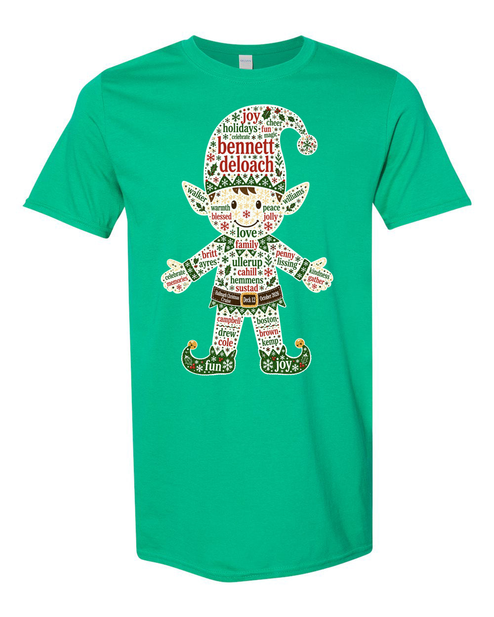 Deck 12 Elf Stars T-Shirt
