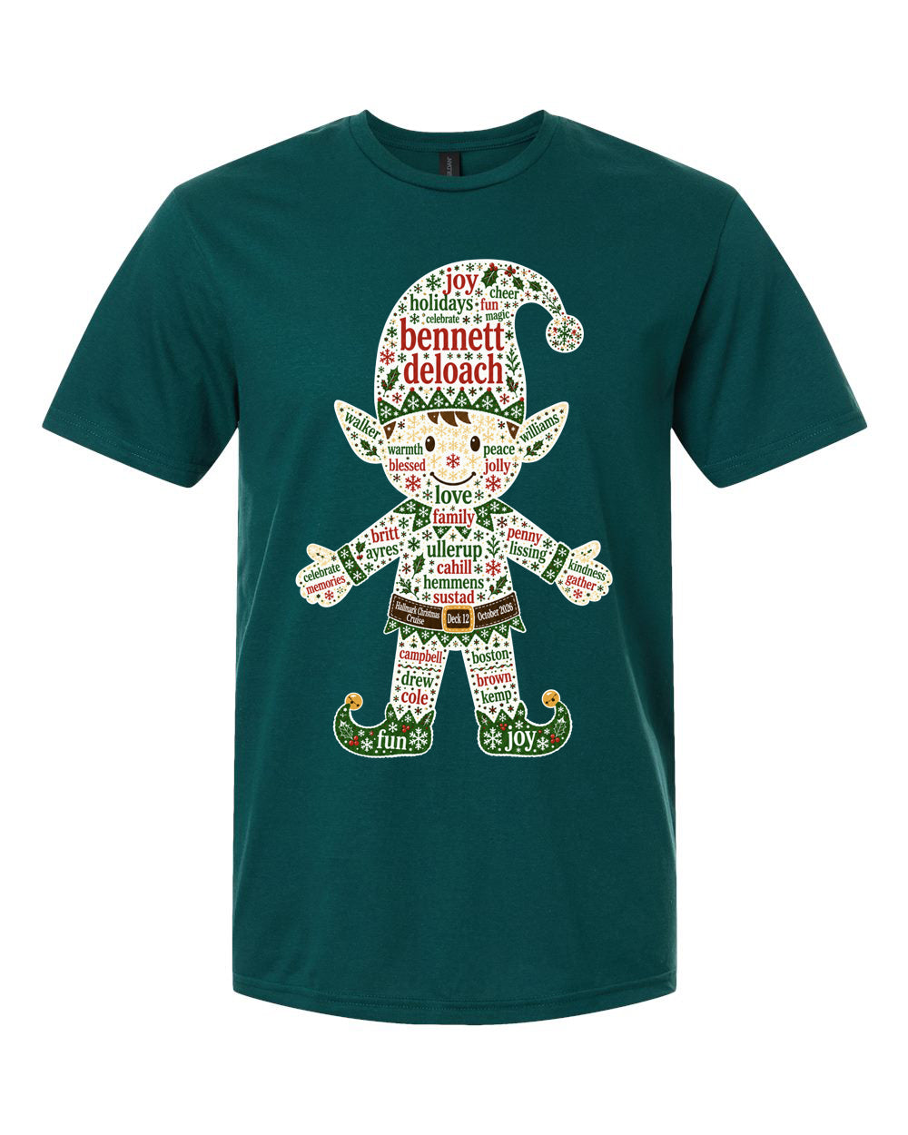 Deck 12 Elf Stars T-Shirt