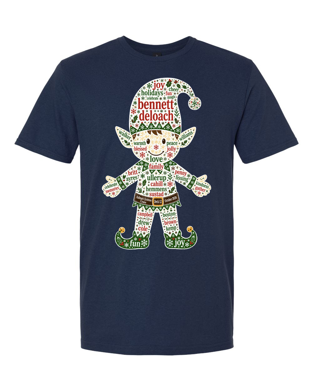 Deck 12 Elf Stars T-Shirt