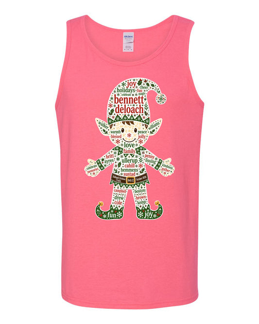 Deck 12 Elf Stars Tank Top