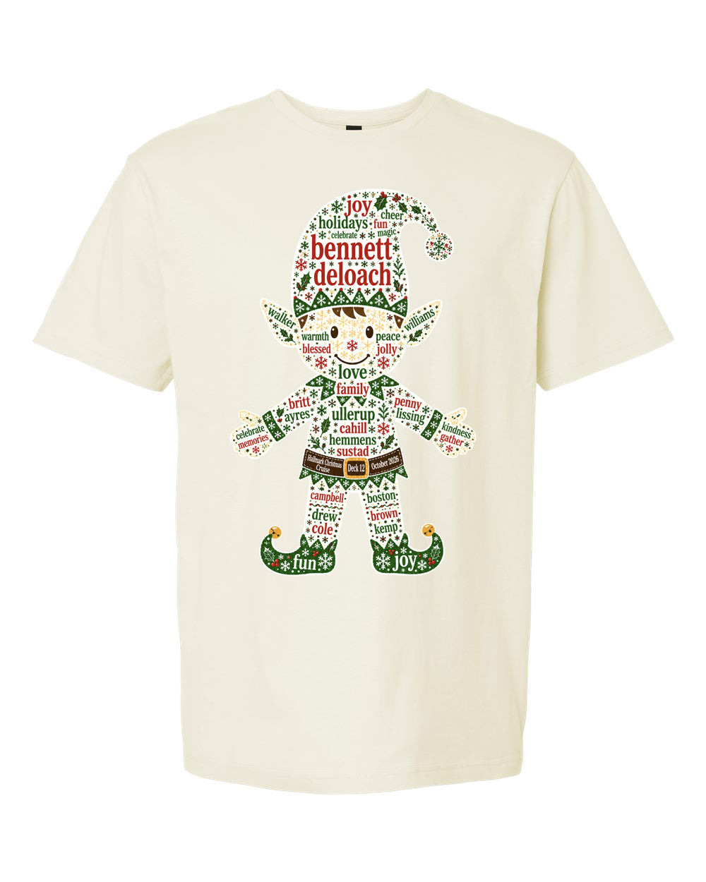 Deck 12 Elf Stars T-Shirt