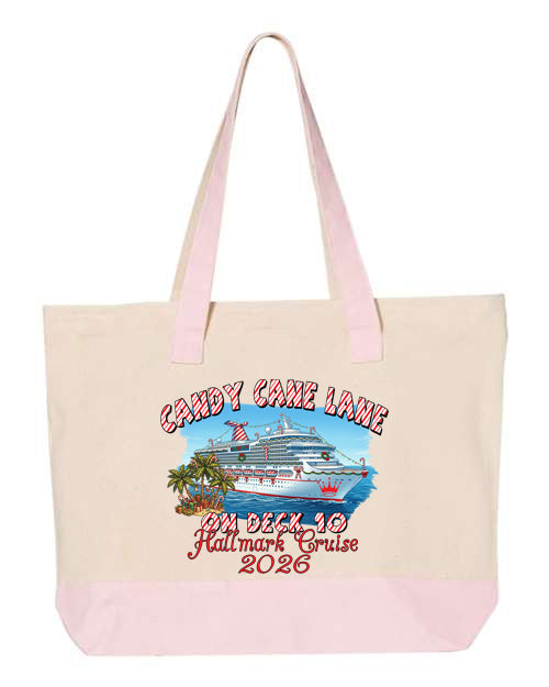 HM Candy Cane Lane DECK 10 TOTES