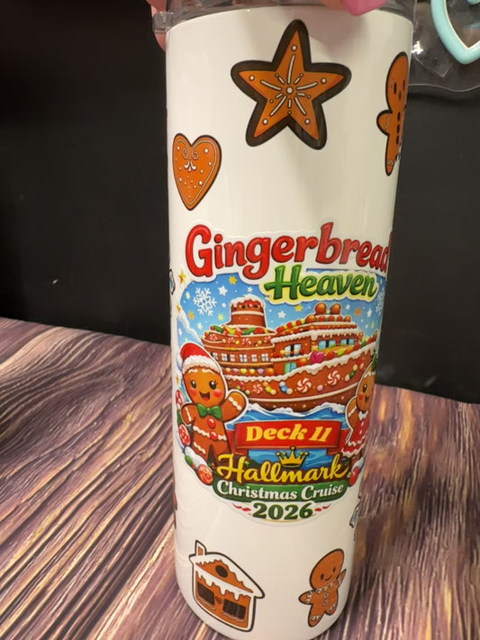 GINGERBREAD HEAVEN Deck 11 20oz Tumbler