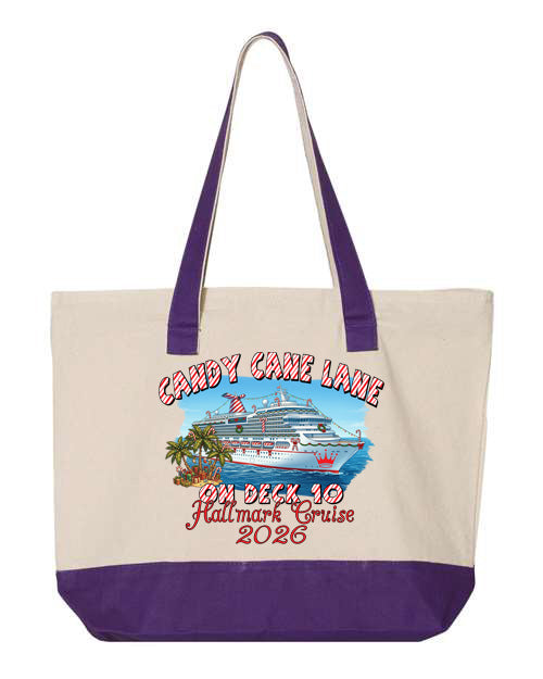HM Candy Cane Lane DECK 10 TOTES