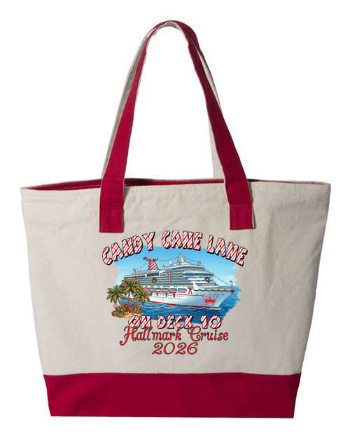 HM Candy Cane Lane DECK 10 TOTES