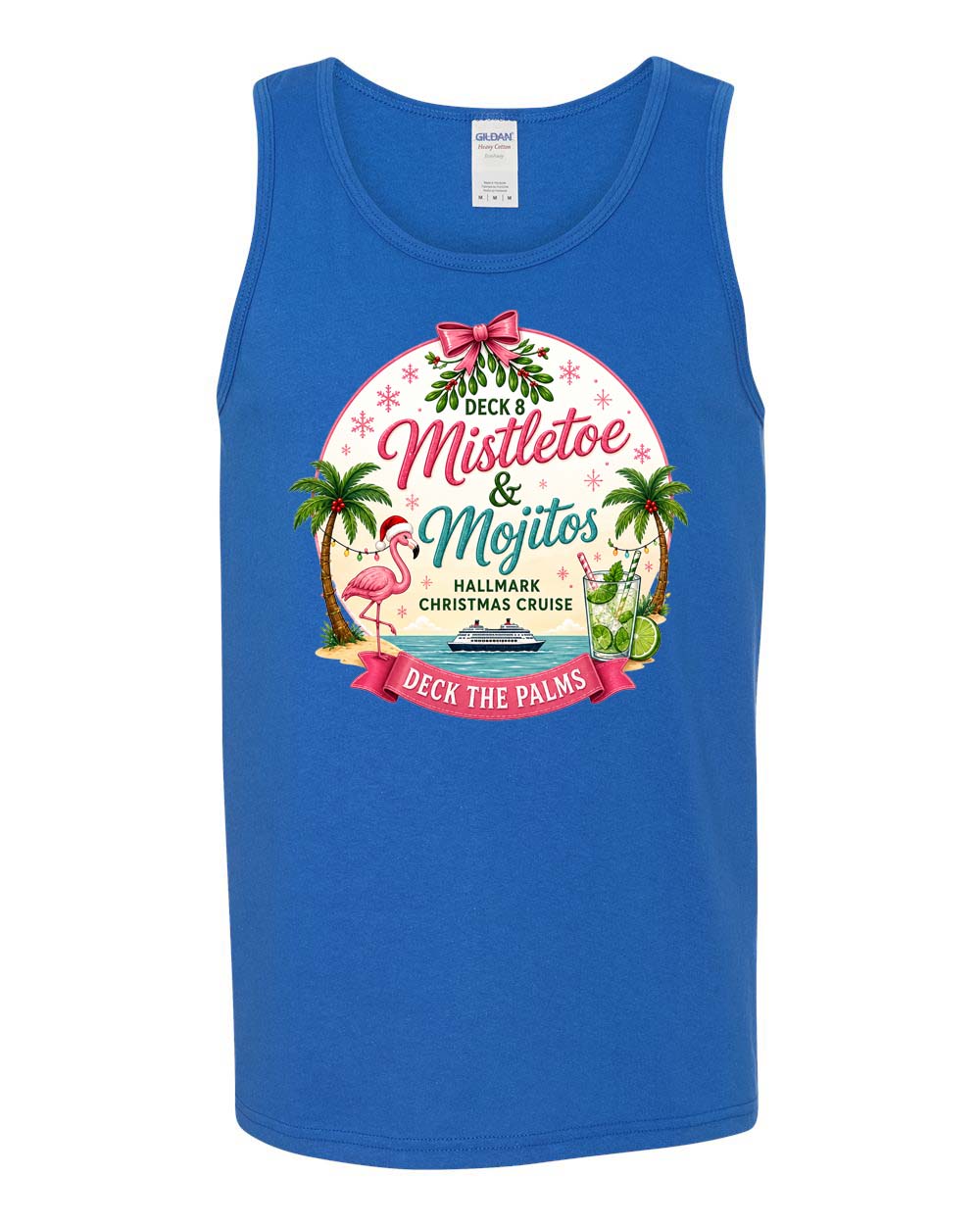 HM Mistletoe & Mojitos Deck 8 Tank Top