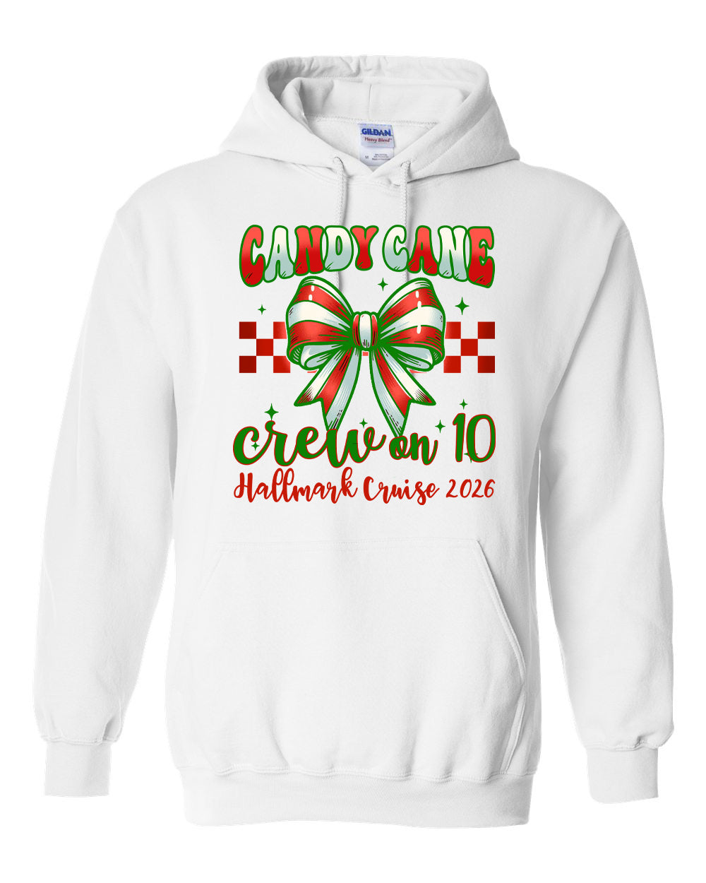 Candy Cane Crew on 10 HM Cruise Hoodie
