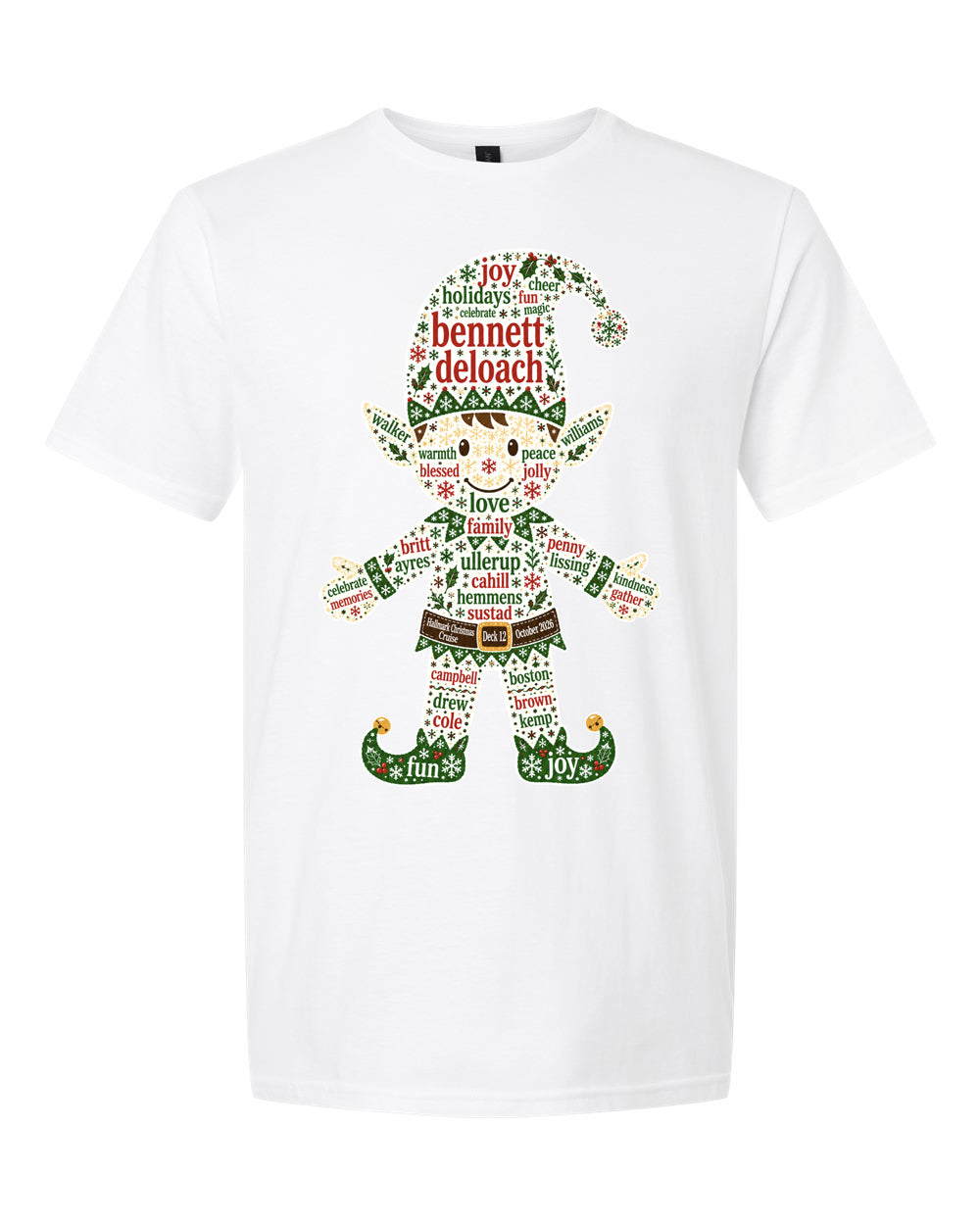 Deck 12 Elf Stars T-Shirt