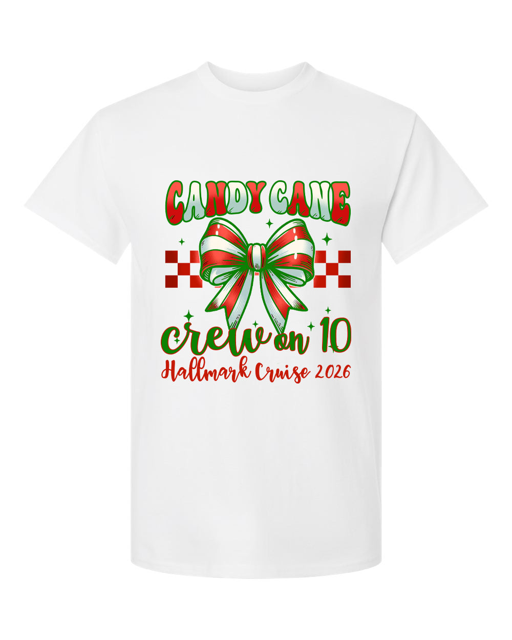 Candy Cane Crew on 10 HM Cruise T-SHIRT
